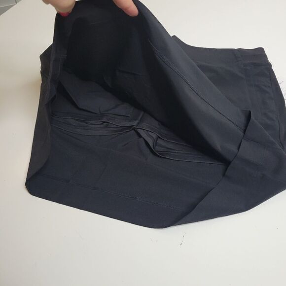 NEW TALL ATHLETA 12 SKORT ZIP POCKETS BLACK BROOKLYN TRAVEL SKIRT + SHORTS NWT - Picture 11 of 15